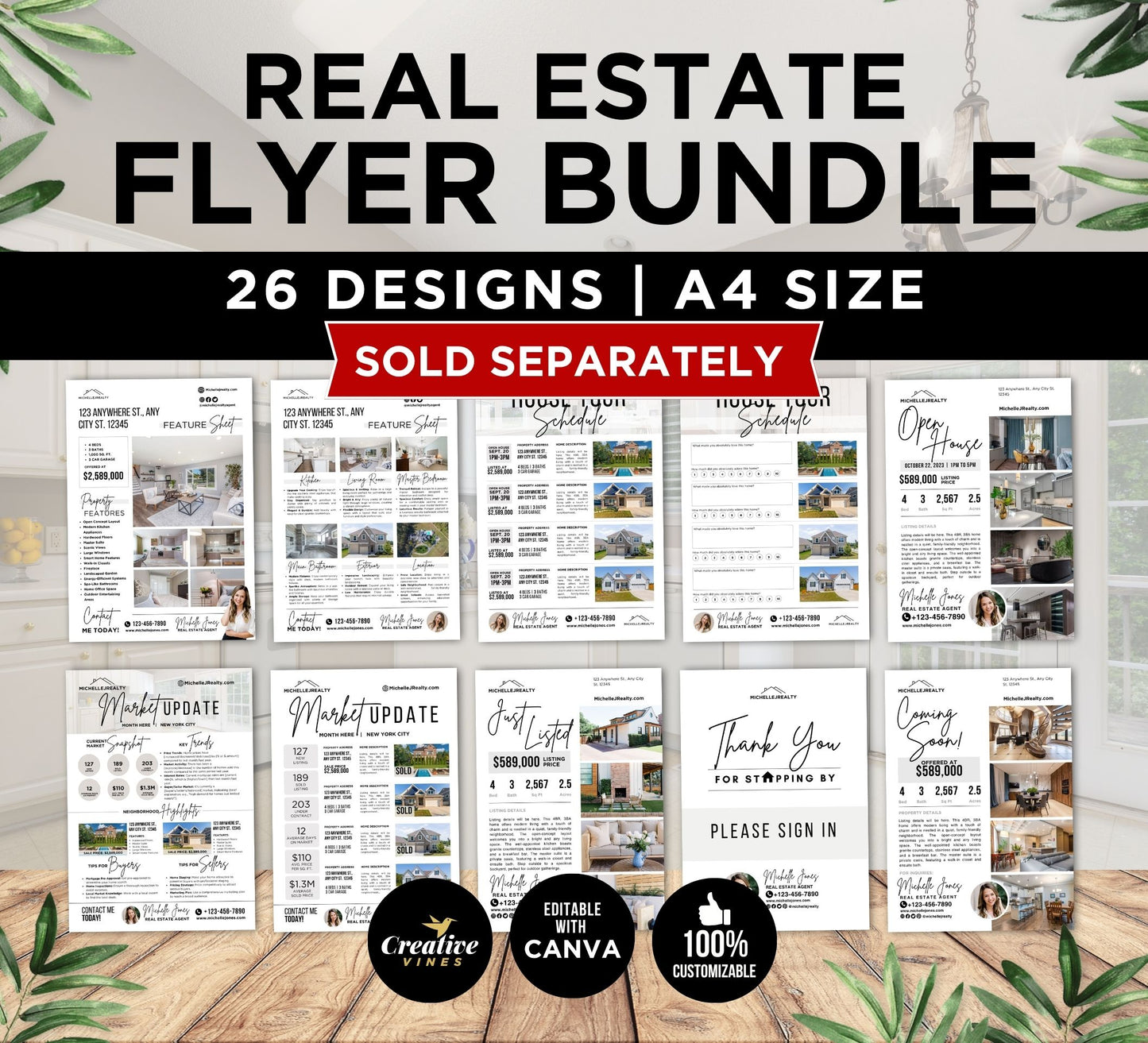 Real Estate Market Updates Flyer Bundle
