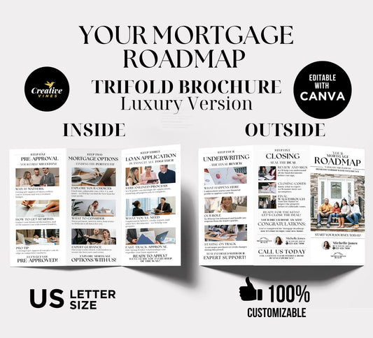 Luxury Mortgage Roadmap Trifold Brochure