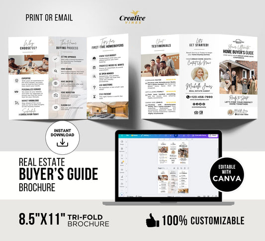 Real Estate Trifold Brochure Bundle