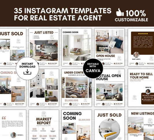 Real Estate Logo Branding Logo Marketing Bundle