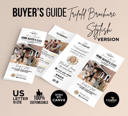 Real Estate Buyer Seller Mortgage Brochure Bundle