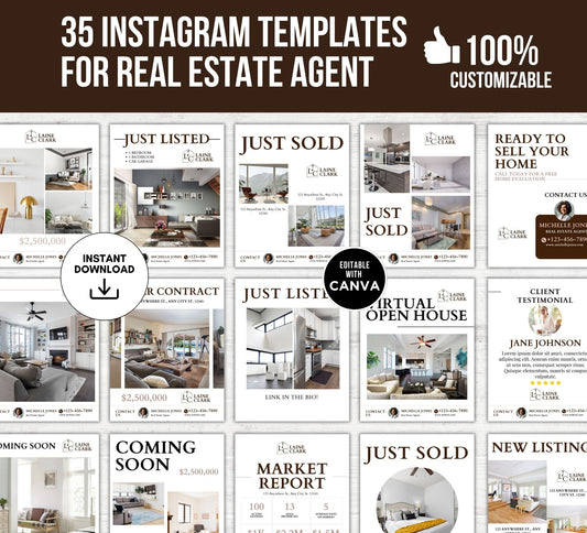 Luxury Logo Real Estate Marketing Bundle