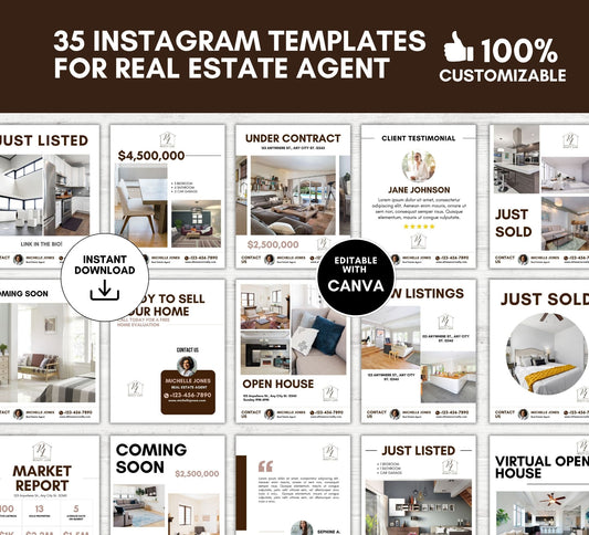 Real Estate Logo Realtor with Marketing Bundle