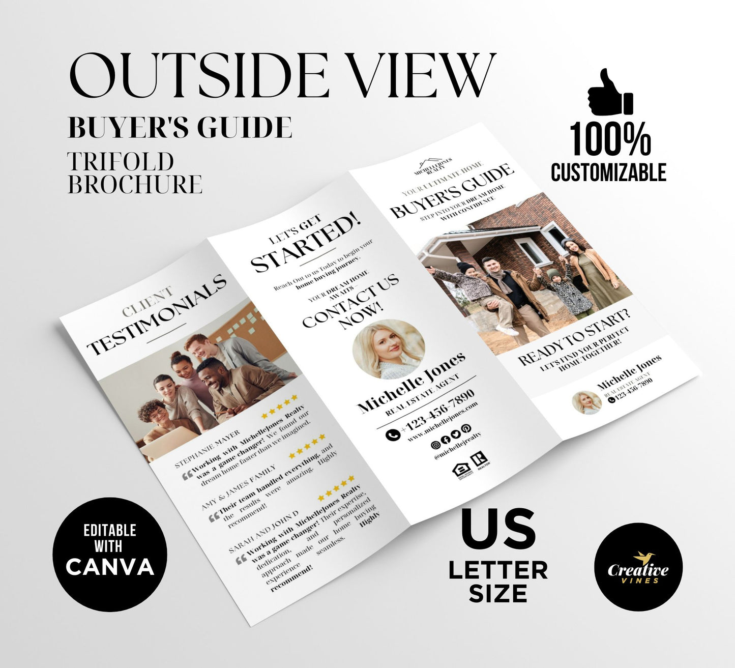 Luxury Buyer's Guide Trifold Brochure