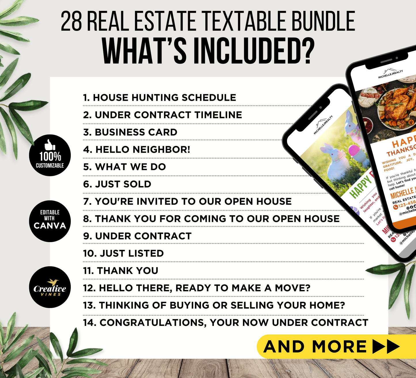 Real Estate Textable Bundle