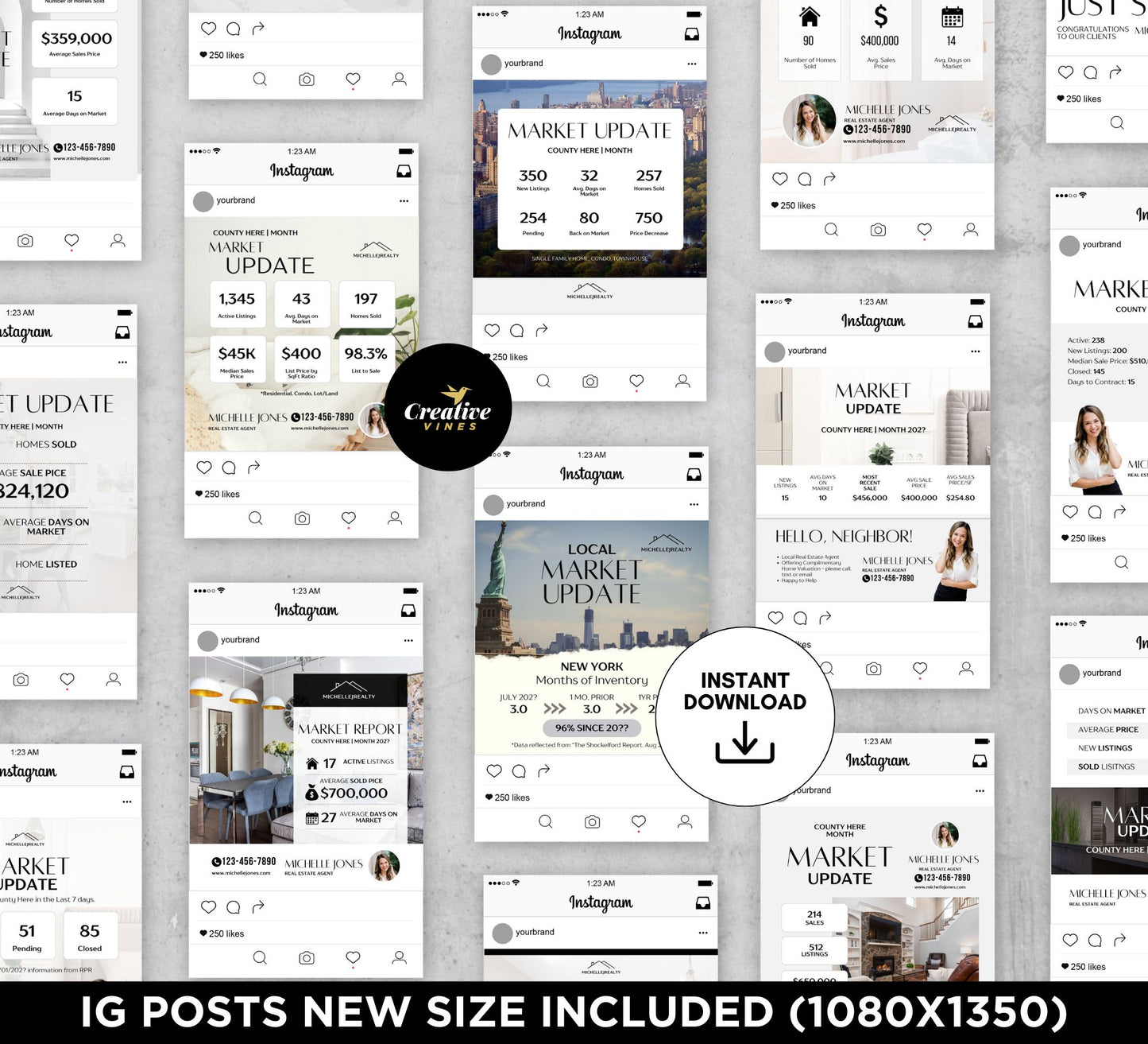 Market Update Instagram Posts