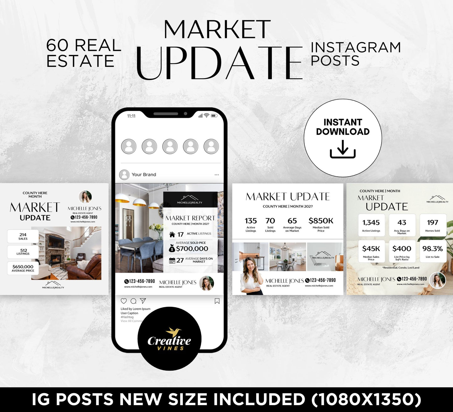 Market Update Instagram Posts
