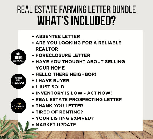 Real Estate Marketing Letter Bundle