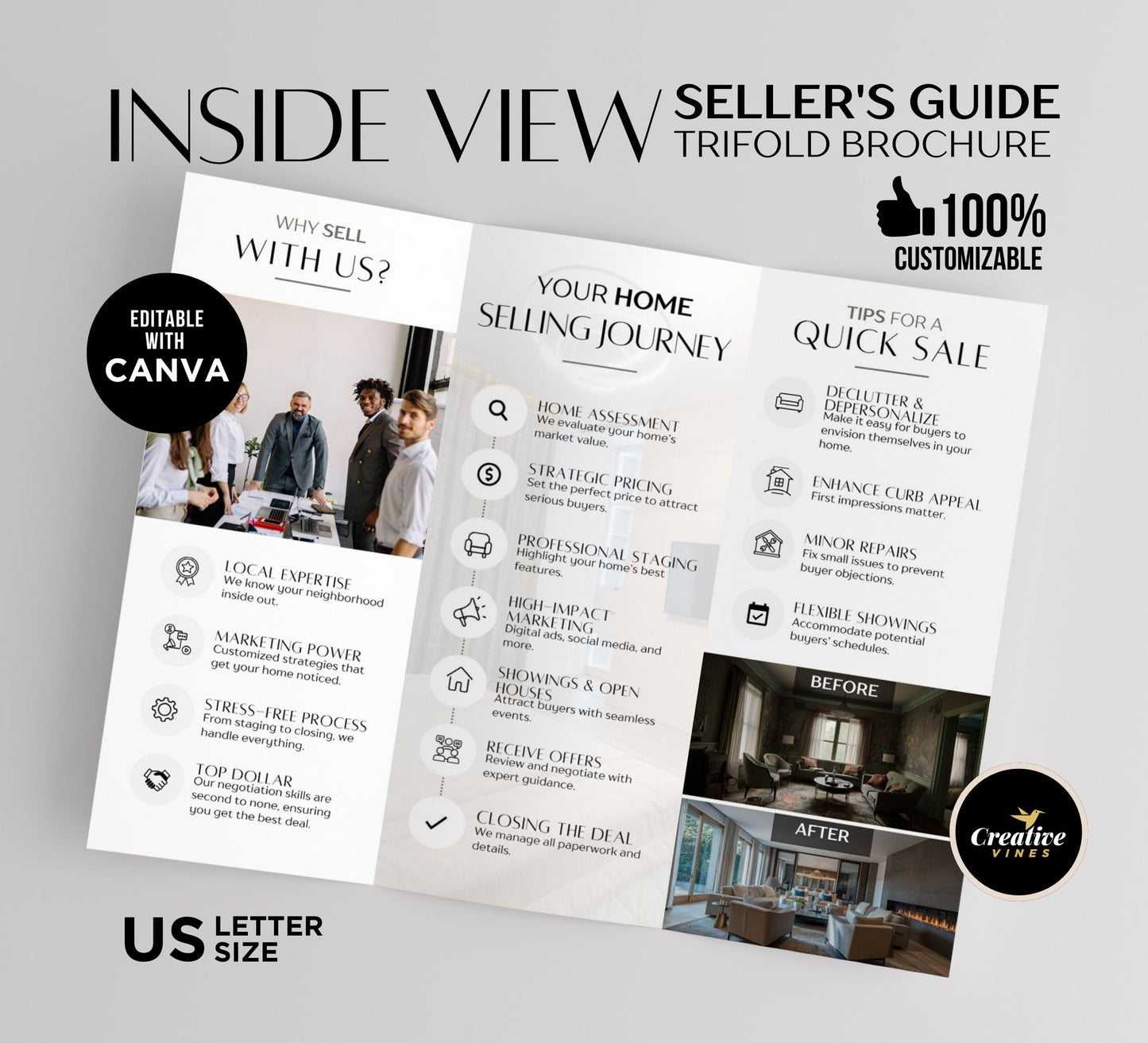 Seller's Guide Trifold Brochure