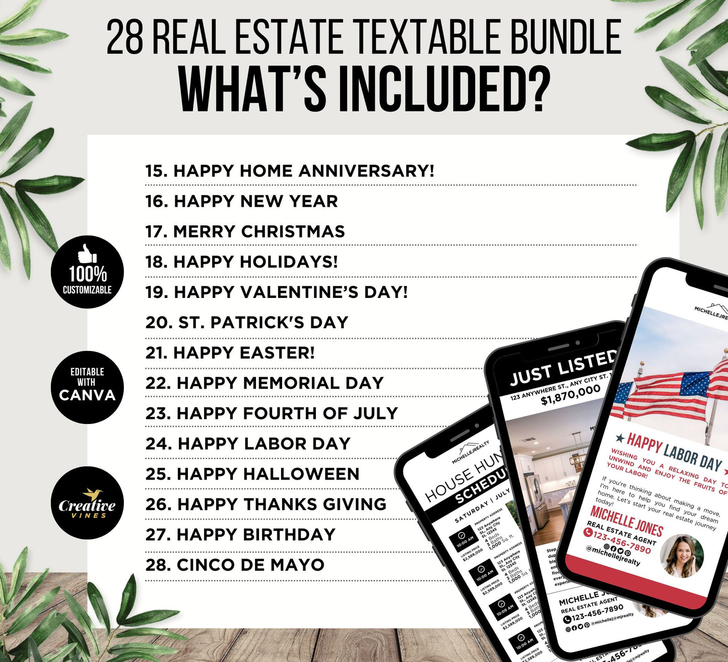 Real Estate Textable Bundle
