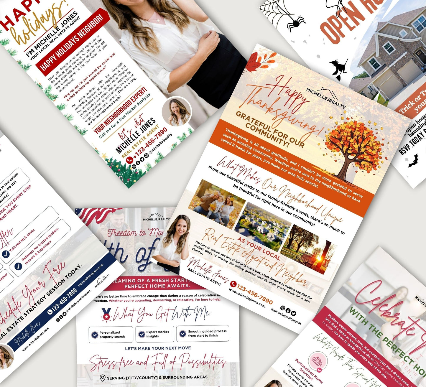 Real Estate Holiday Flyer Bundle