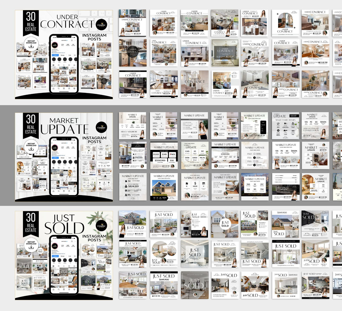 Real Estate Listing Updates Instagram Posts