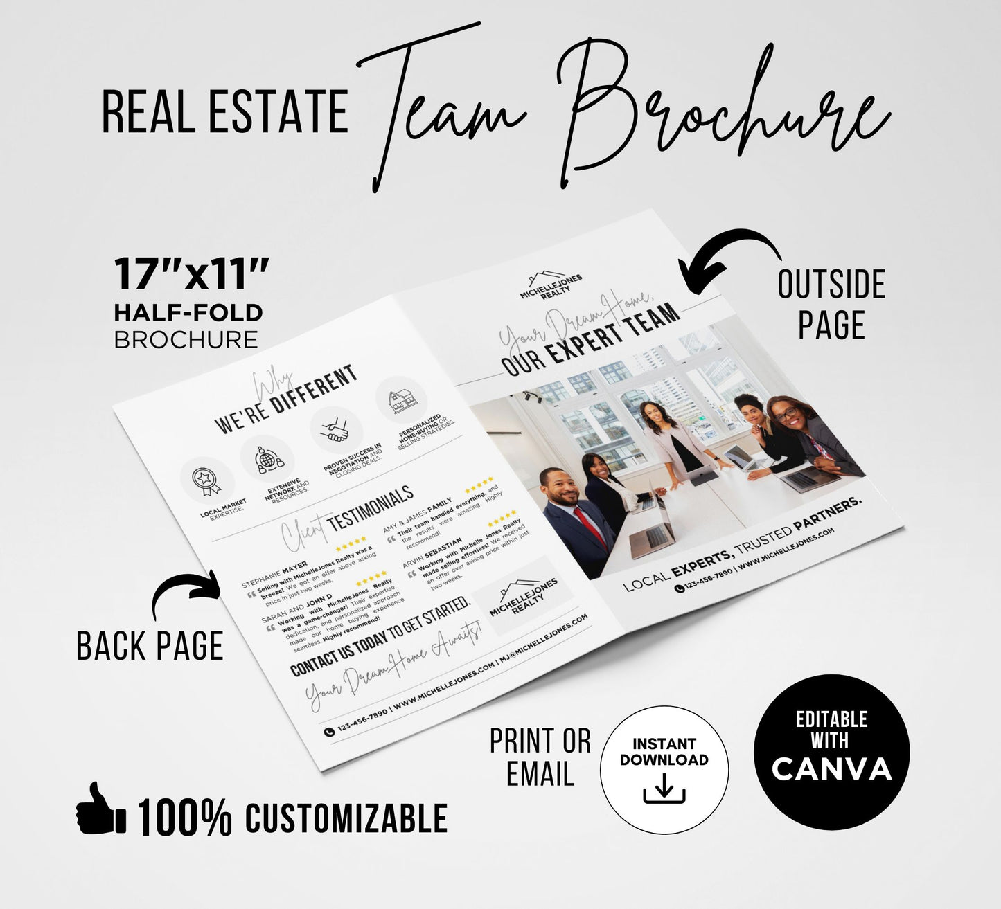 Property Listing Brochure Team Brochure