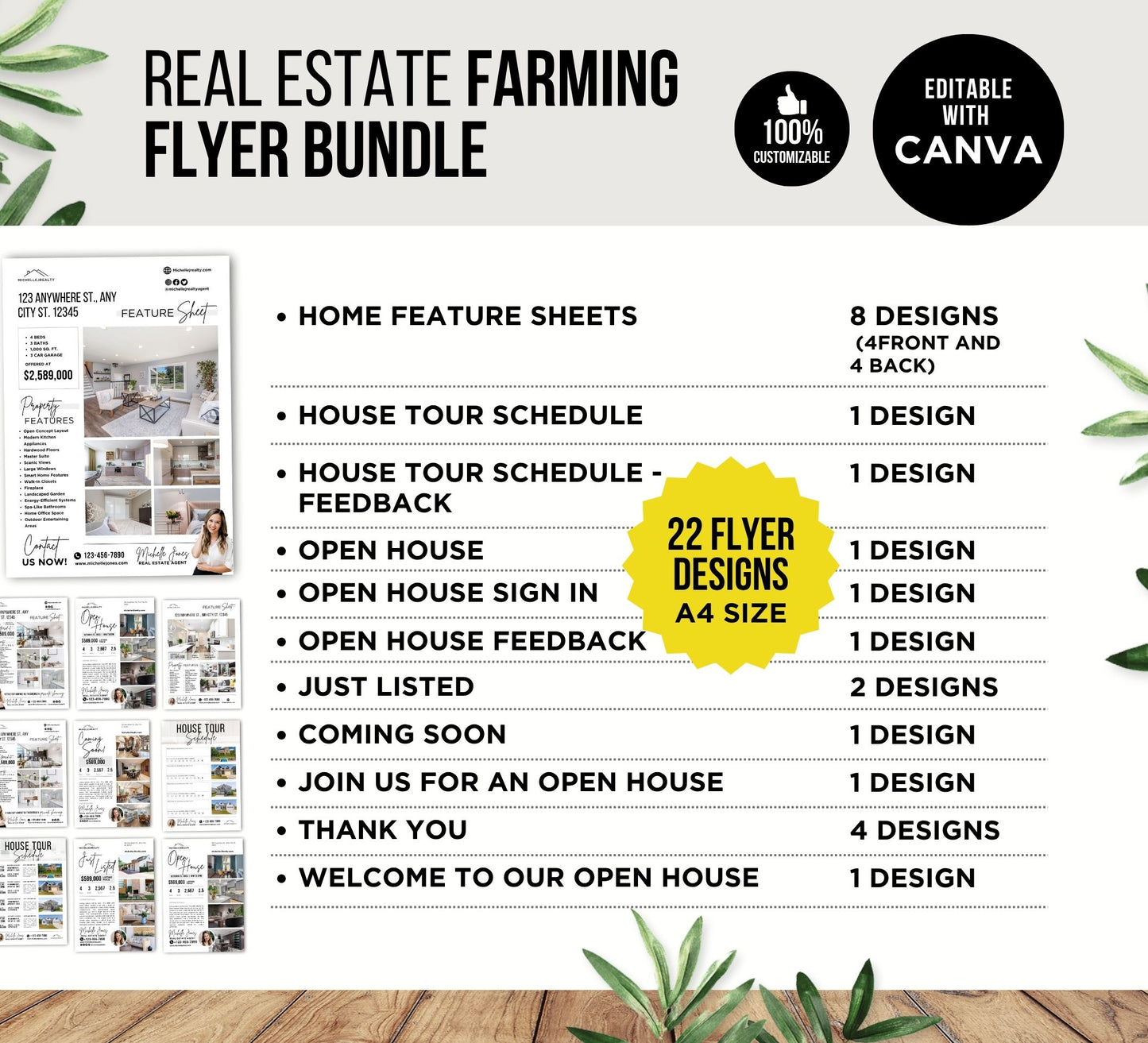 Real Estate Farming Bundle Canva