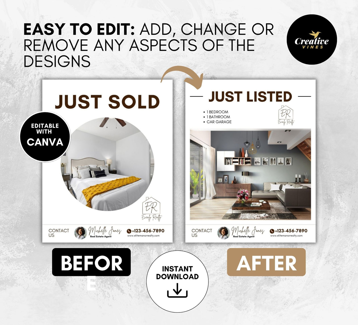 Real Estate Logo Branding Logo Marketing Bundle