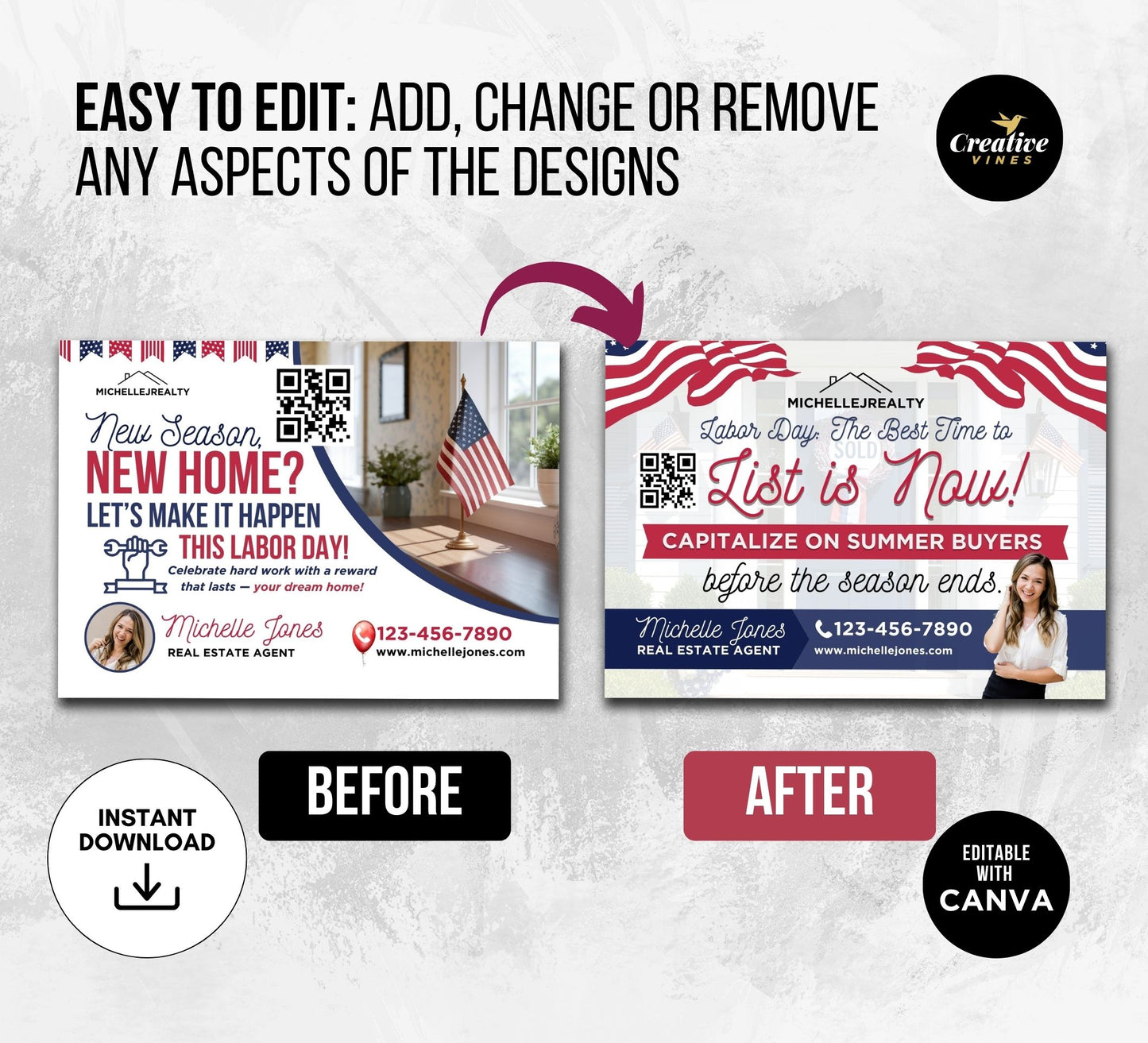 Real Estate Holiday Postcards