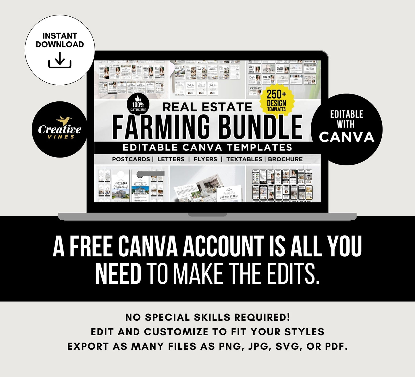 Real Estate Farming Bundle Canva