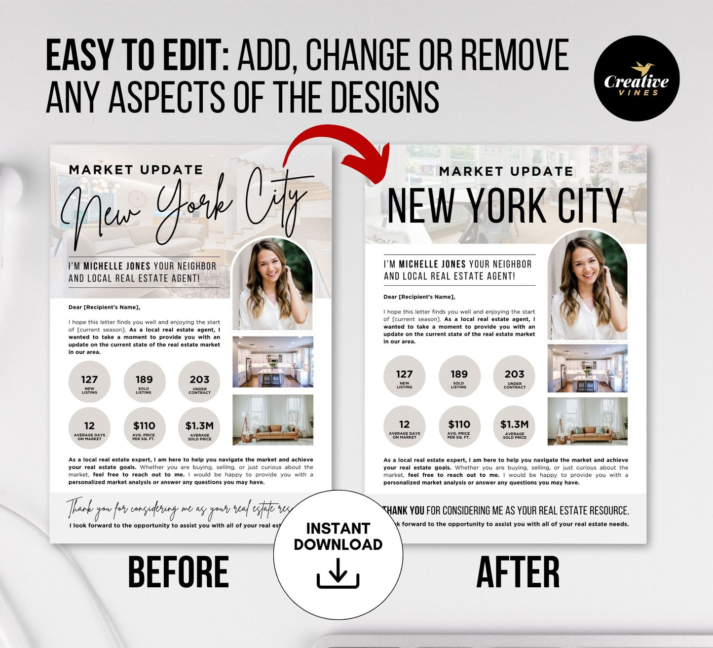 Real Estate Marketing Letter Bundle