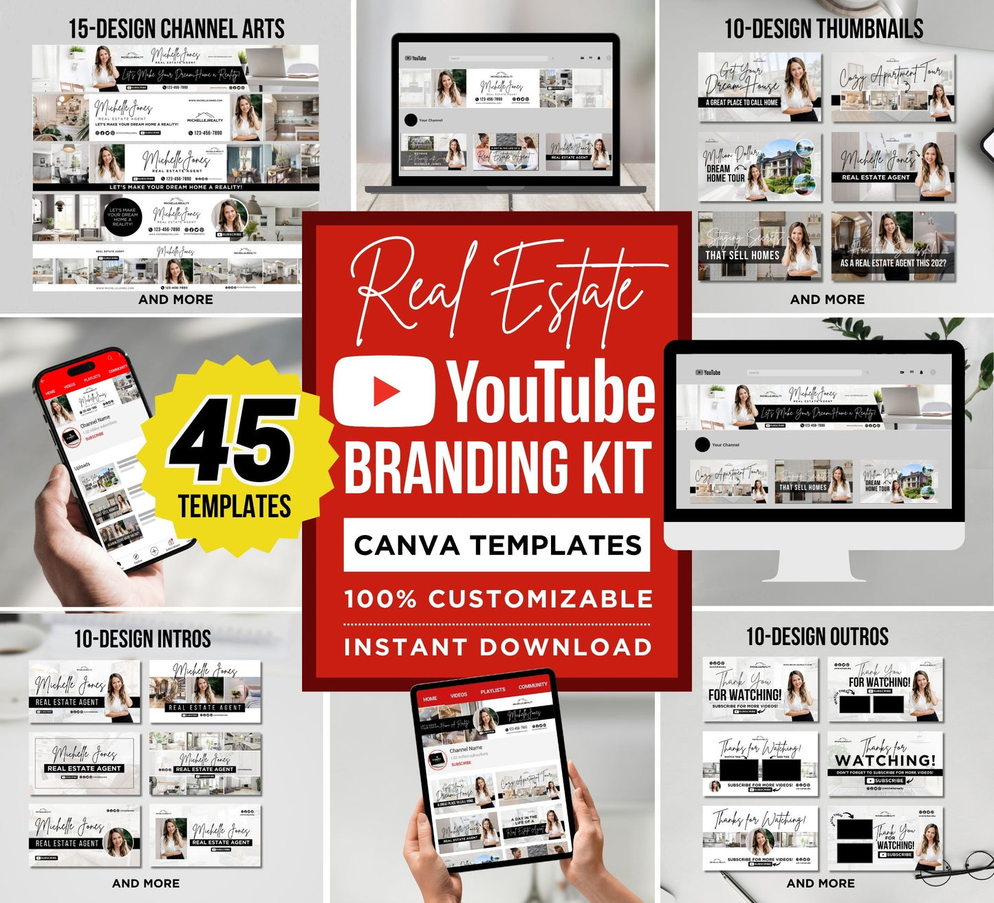 Real Estate YouTube Branding Kit