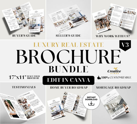 Real Estate Luxury Brochure Realtor Brochures