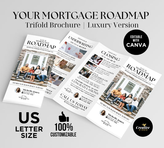 Luxury Mortgage Roadmap Trifold Brochure