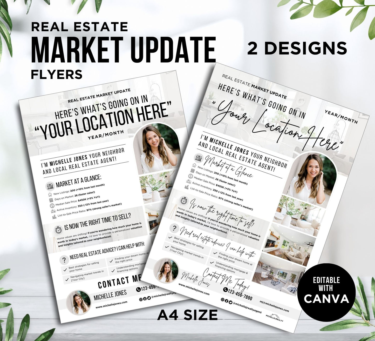 Real Estate Market Update Flyer