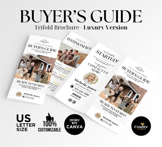 Luxury Buyer's Guide Trifold Brochure