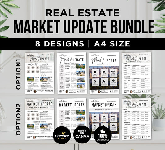 Real Estate Market Updates Flyer Bundle