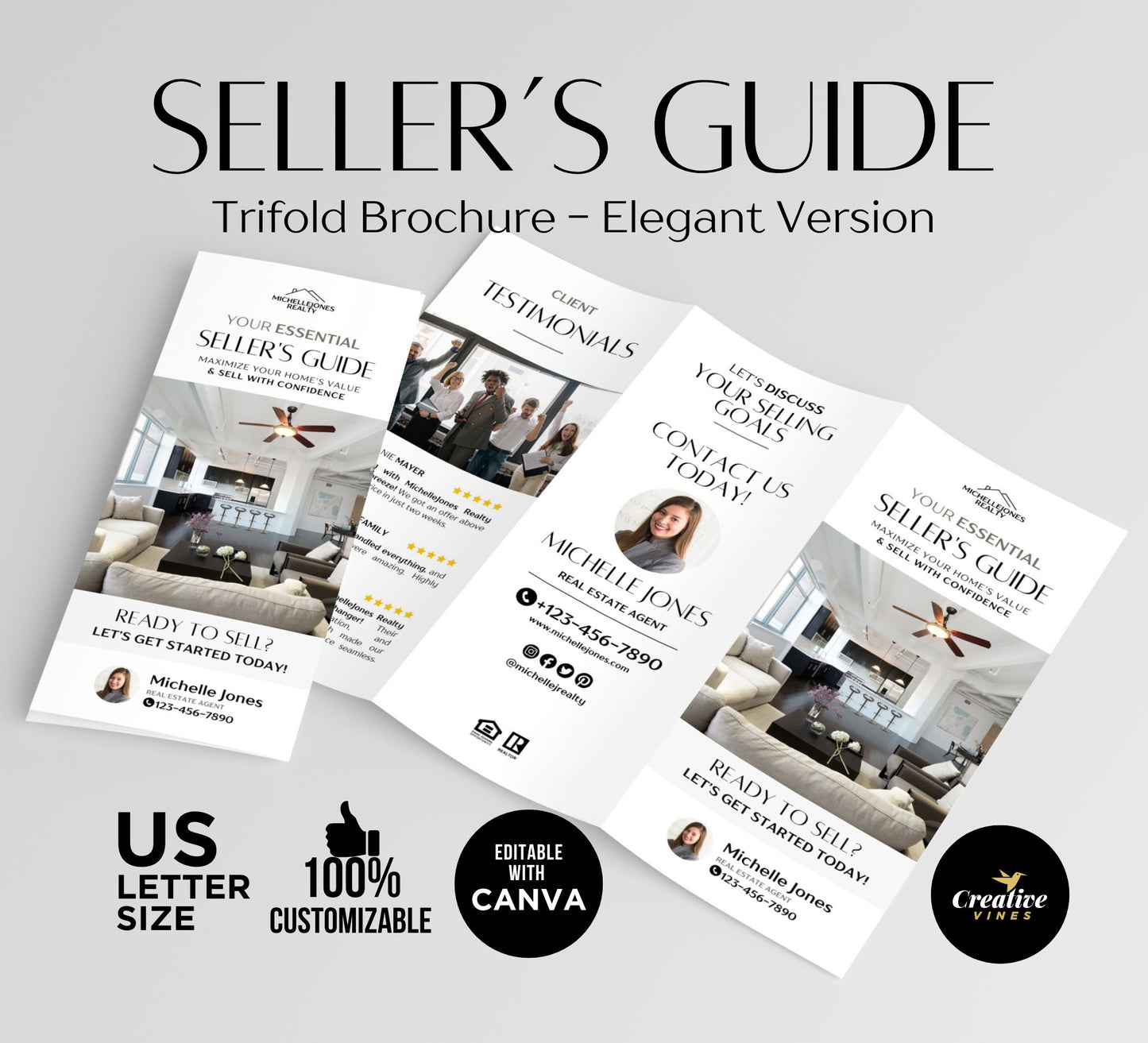 Seller's Guide Trifold Brochure