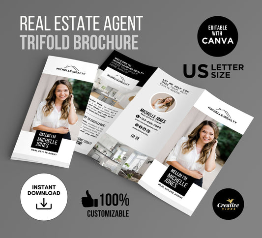 Real Estate Agent Introduction Brochure