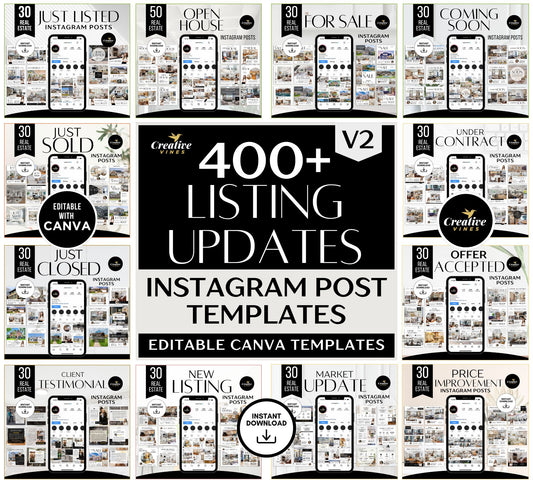 Real Estate Listing Updates Instagram Posts
