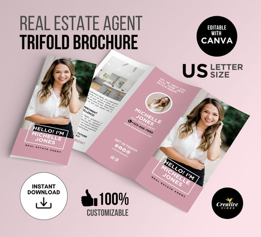 Real Estate Introduction Trifold Brochure
