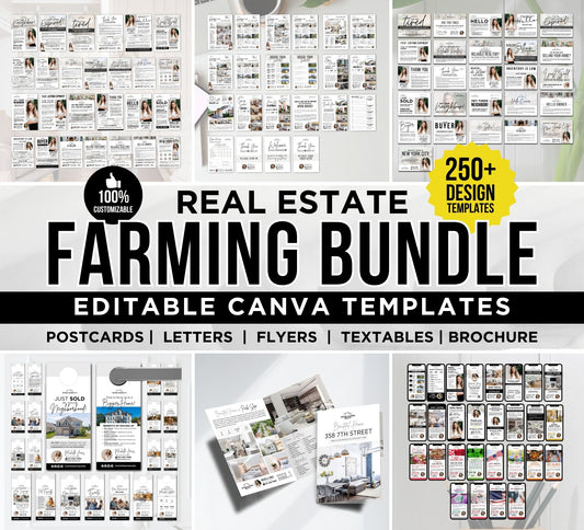 Real Estate Farming Bundle Canva