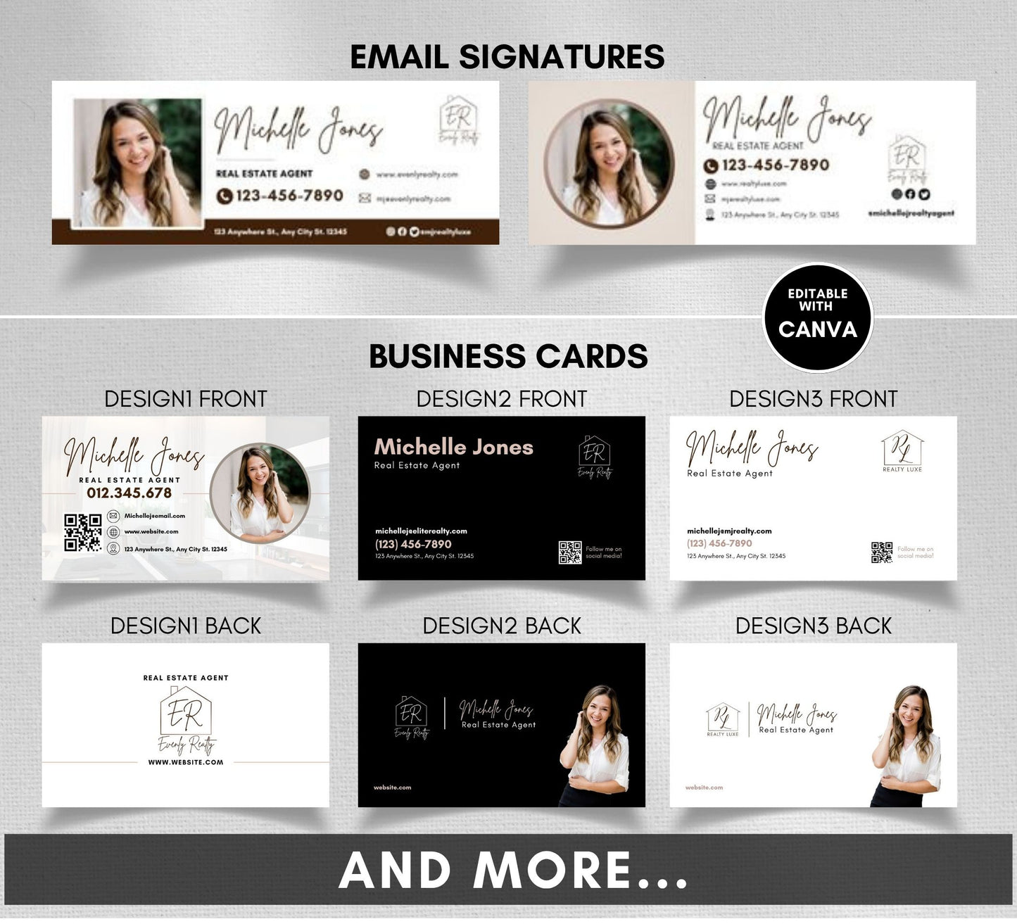 Real Estate Logo Branding Logo Marketing Bundle