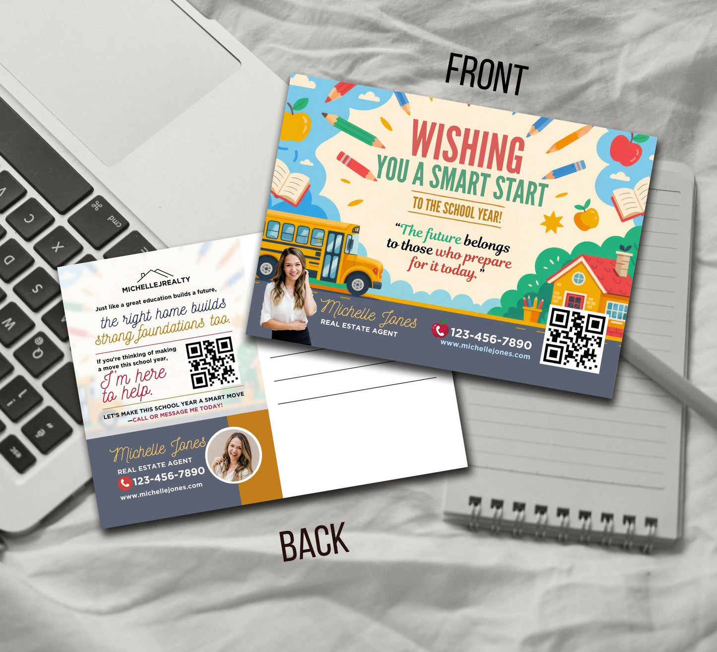Back to School Postcard for Realtor