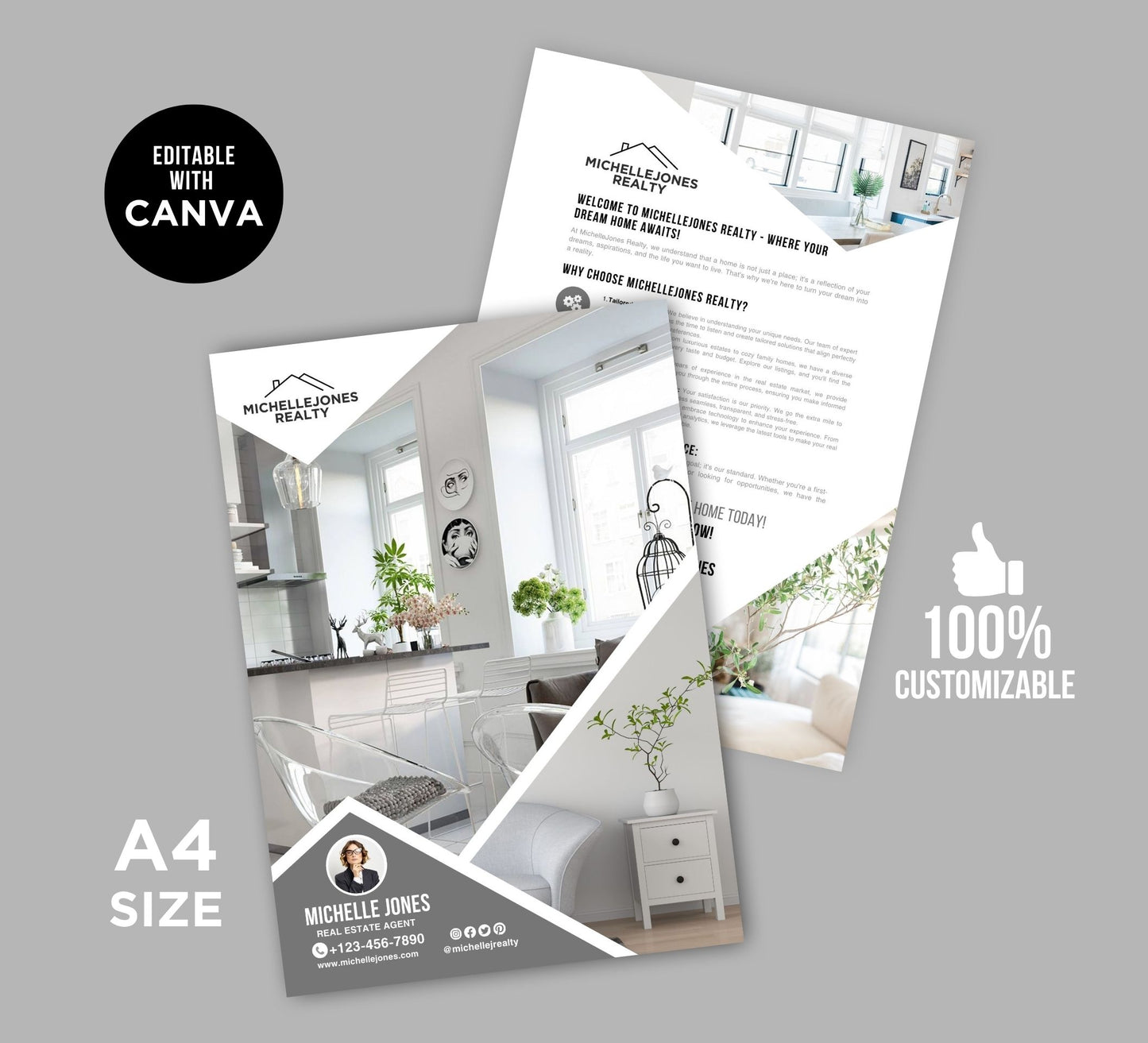 Real Estate Introduction Flyer Light
