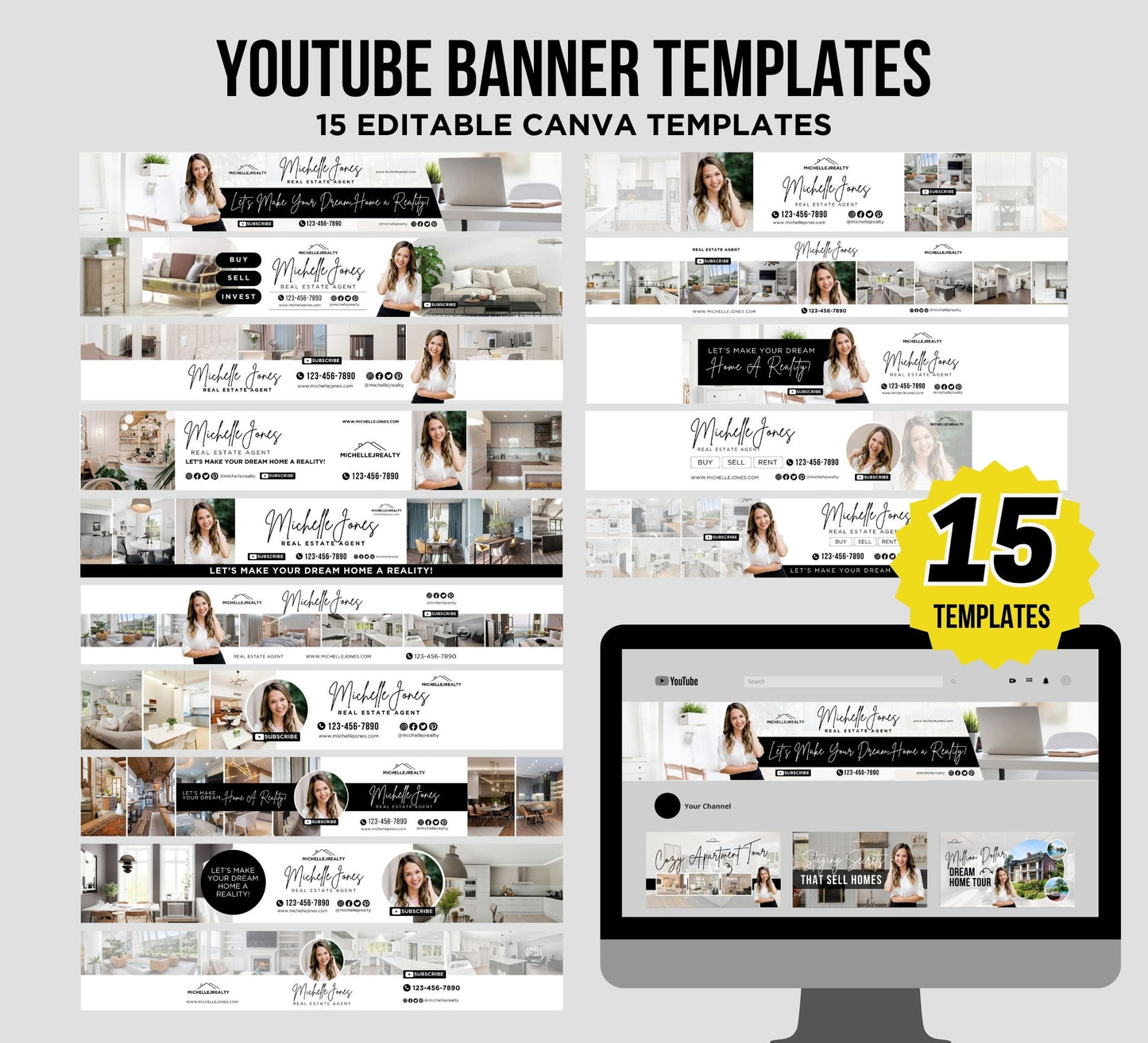 Real Estate YouTube Branding Kit