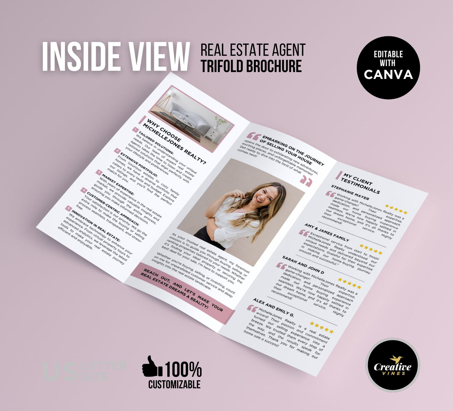 Real Estate Introduction Trifold Brochure