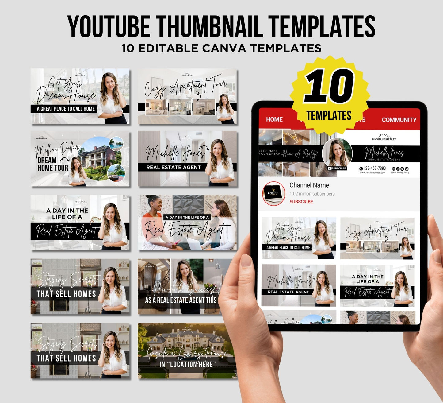 Real Estate YouTube Branding Kit