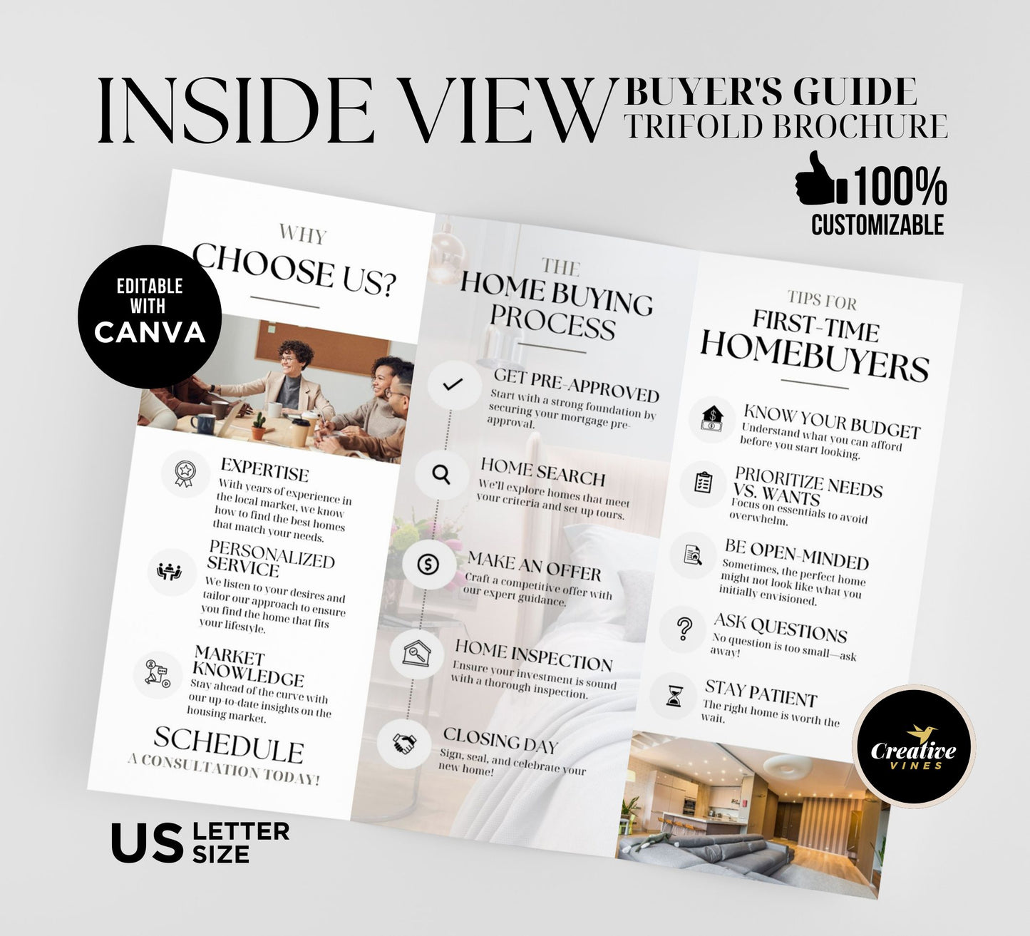 Luxury Buyer's Guide Trifold Brochure