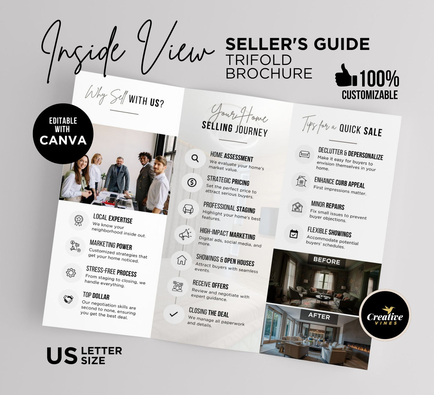 Seller Guide Trifold Brochure
