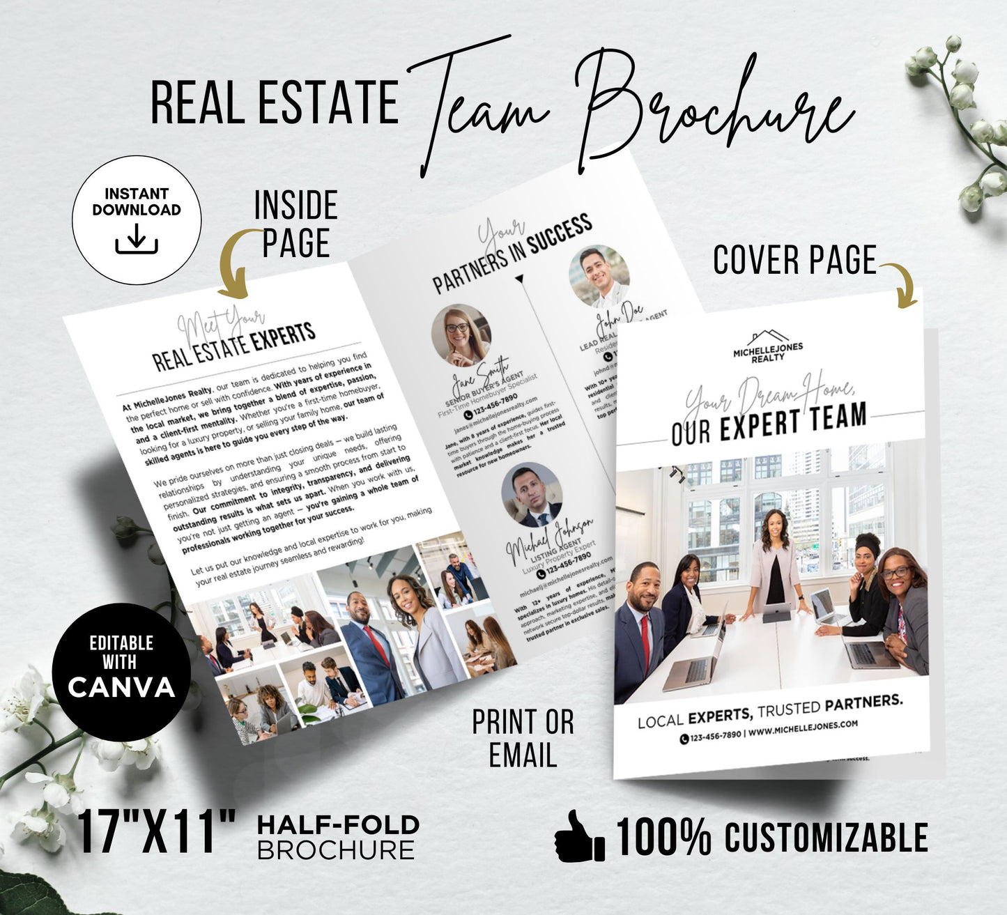 Property Listing Brochure Team Brochure