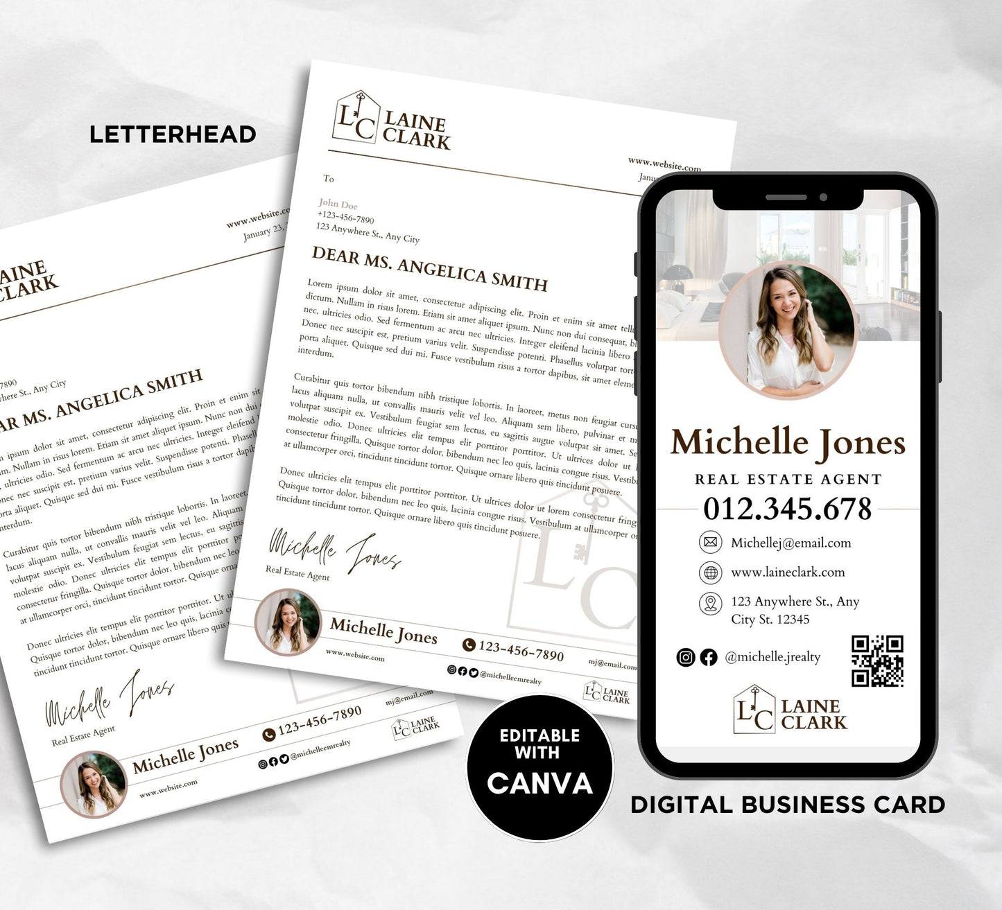 Luxury Logo Real Estate Marketing Bundle