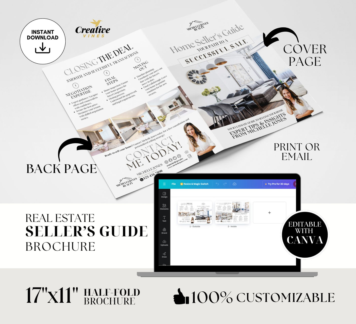 Real Estate Luxury Brochure Realtor Brochures