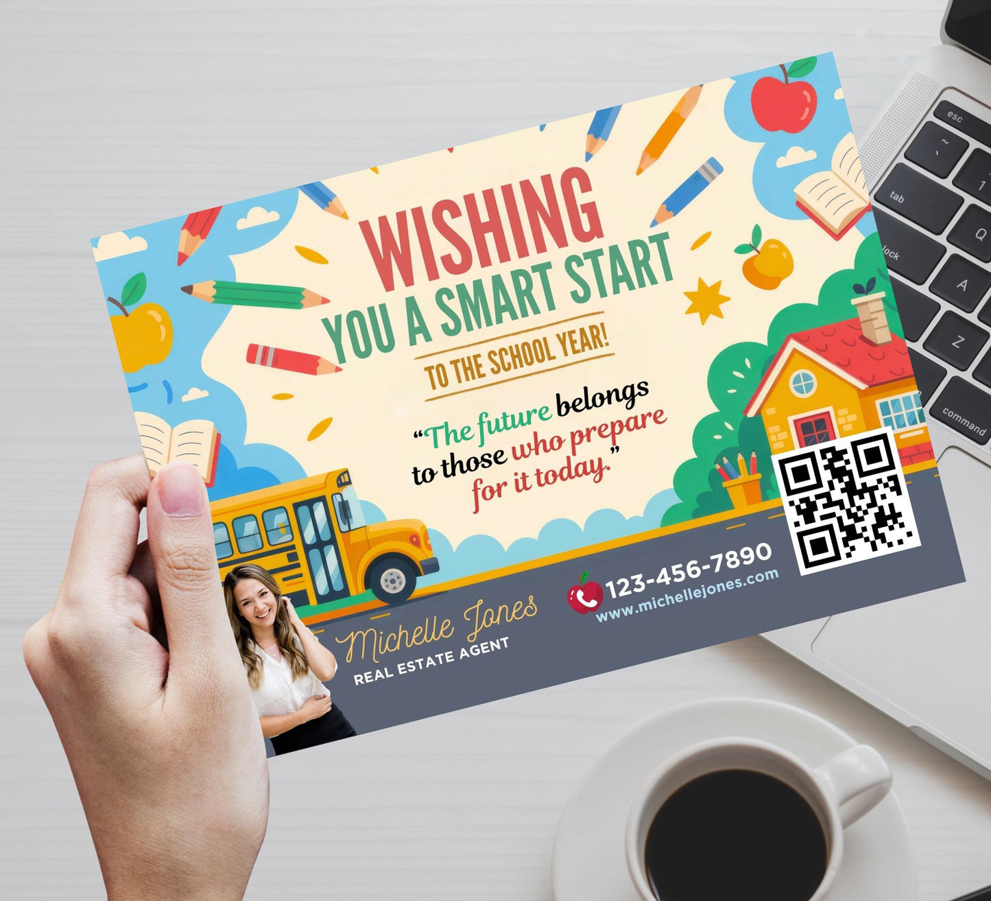 Back to School Postcard for Realtor