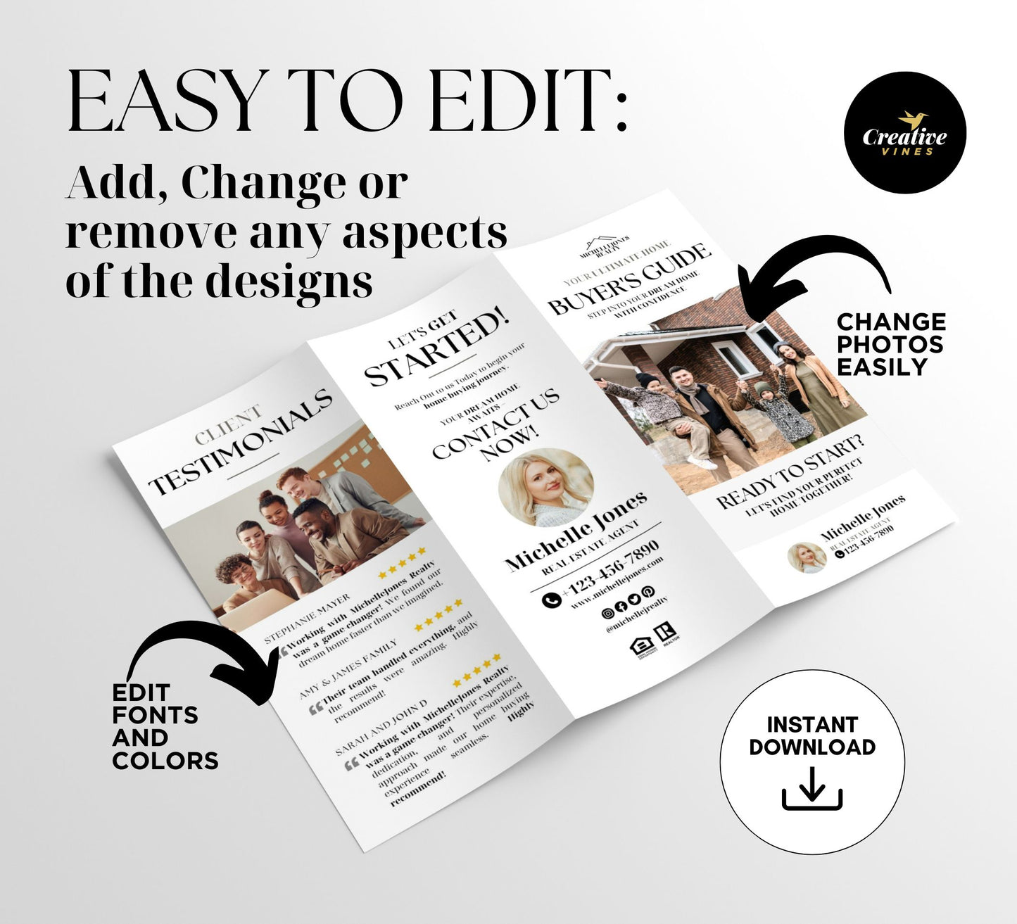 Luxury Buyer's Guide Trifold Brochure