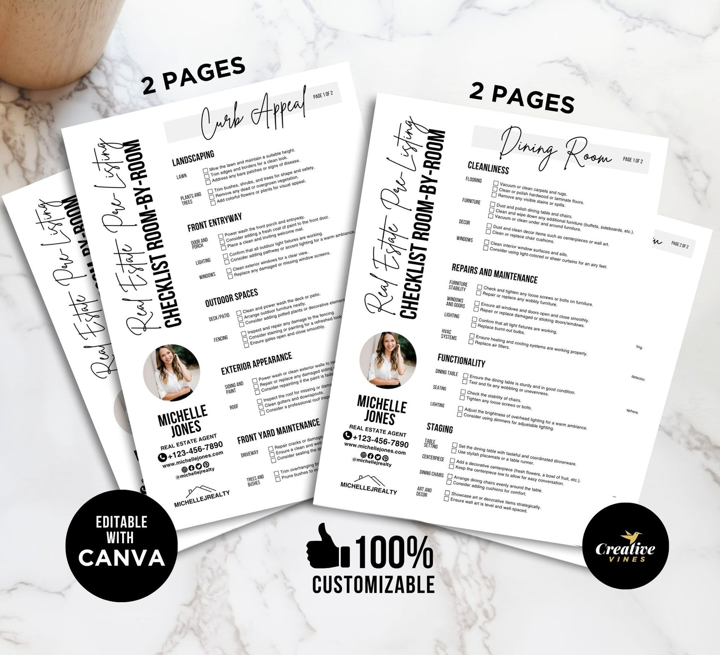 Real Estate Pre-Listing Checklists