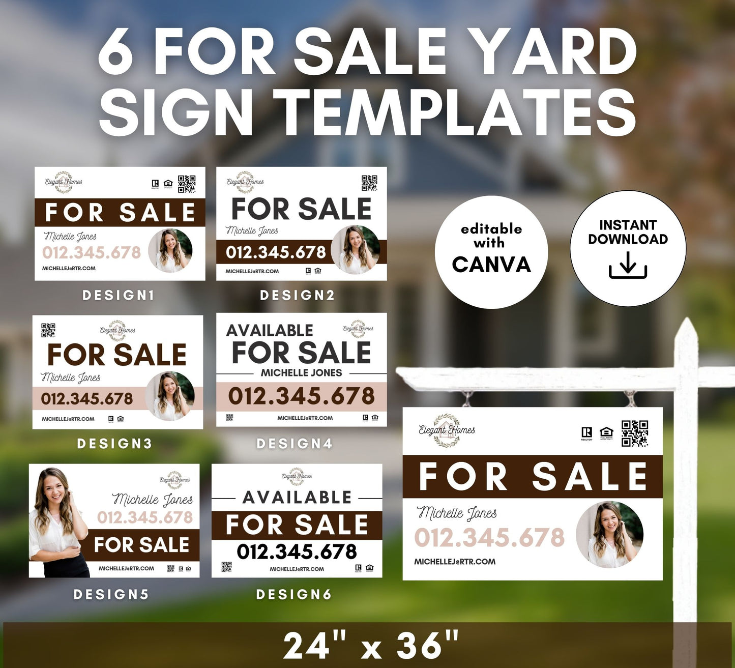Luxury Real Estate Logo with Marketing Bundle