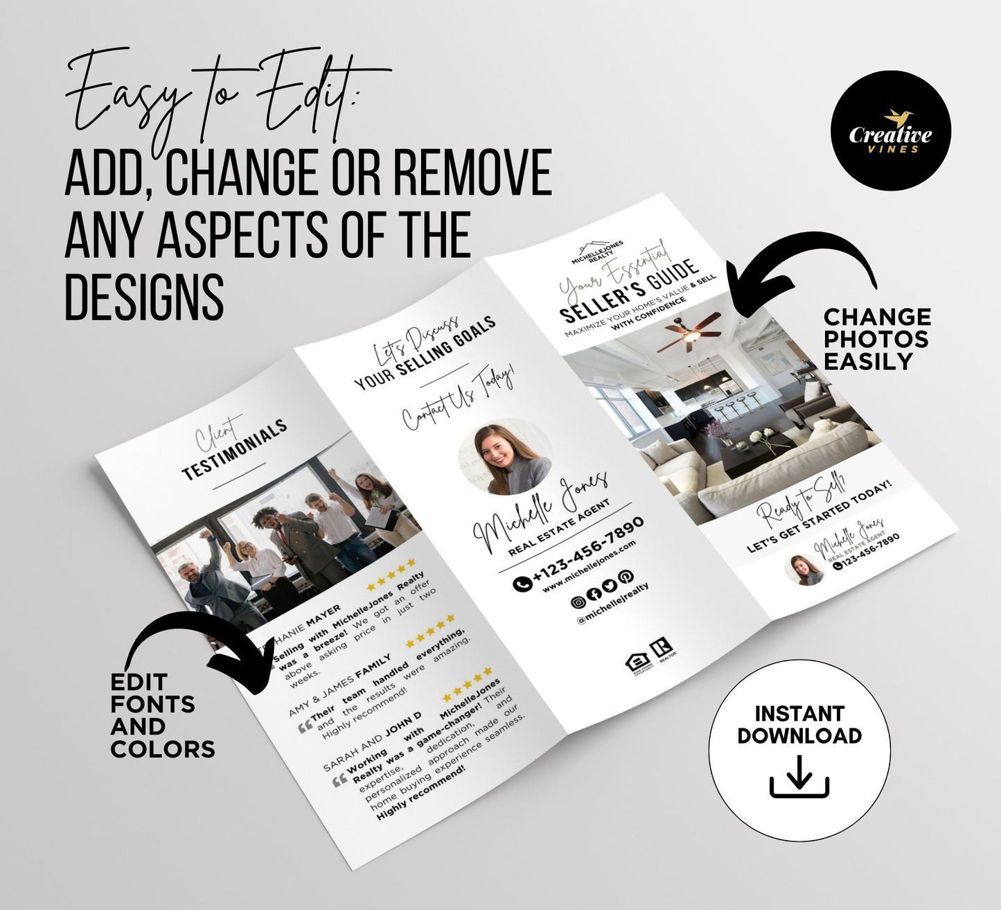 Seller Guide Trifold Brochure