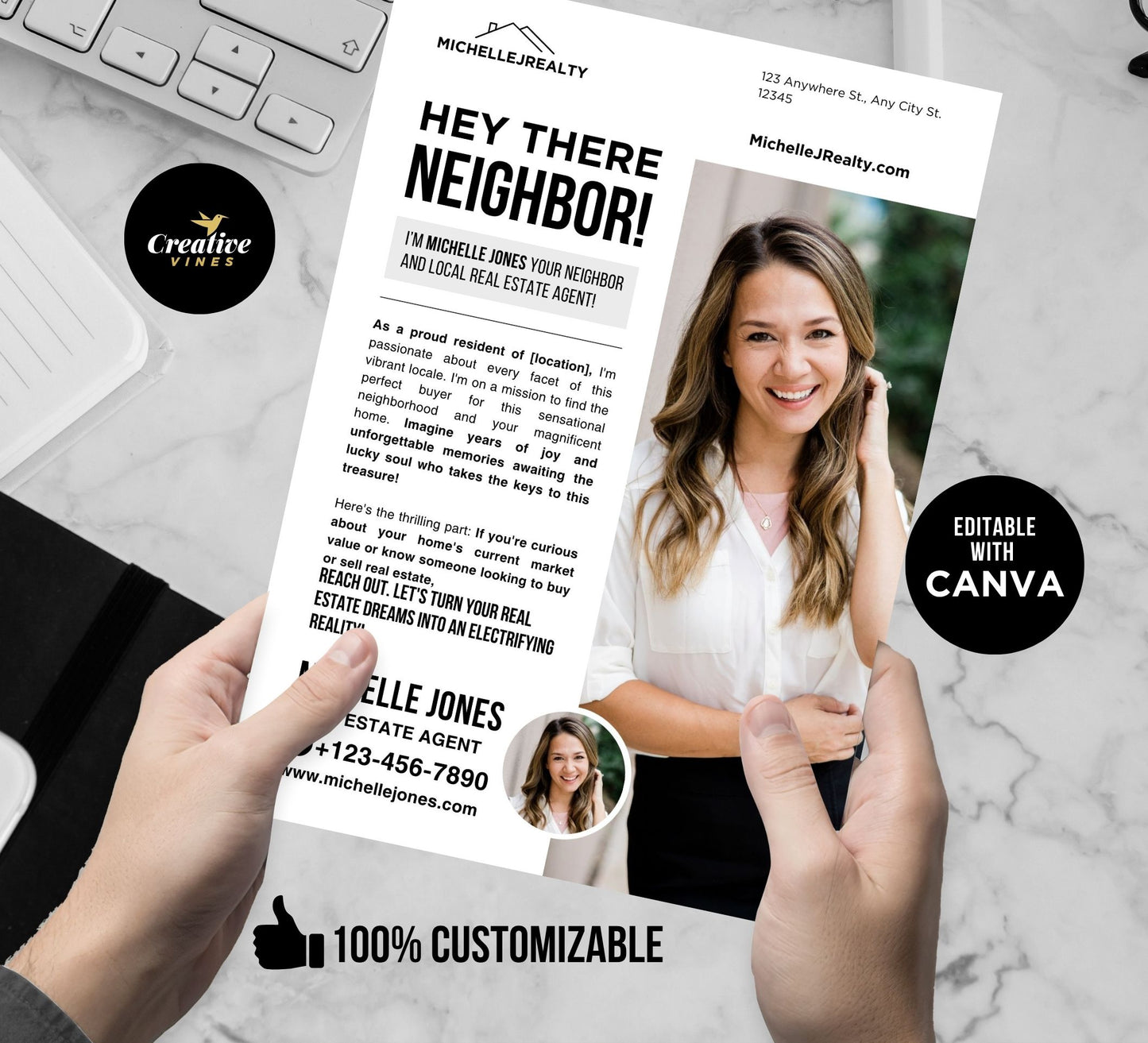 I Just Sold Your Neighbors Home Flyer